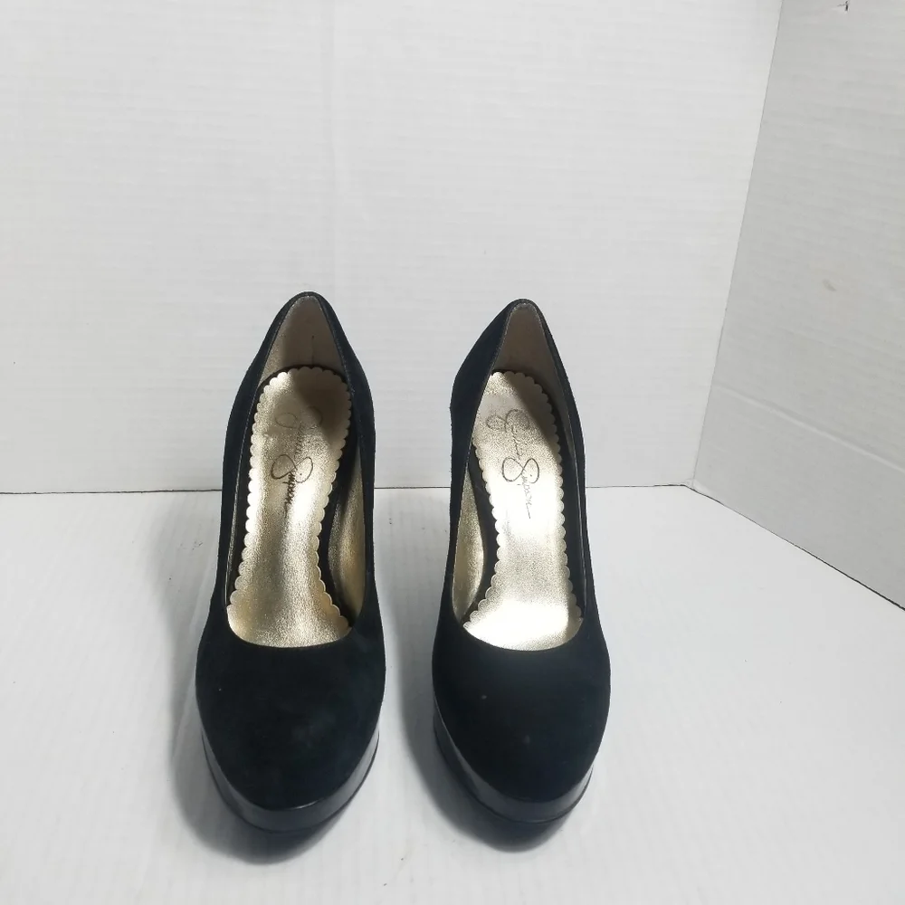 JESSICA SIMPSON WOMEN'S BLACK HIGHS SIZE 7.5